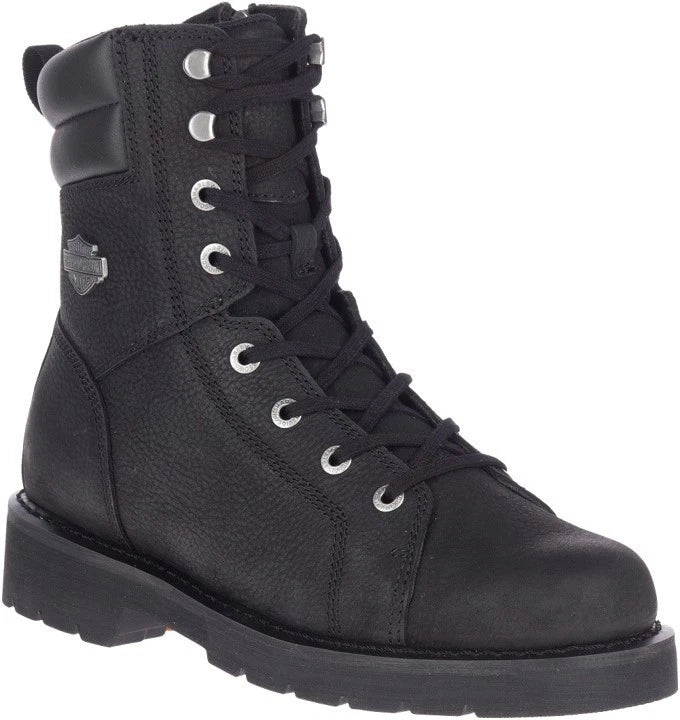 Men's Marxen 7.5-Inch Black Motorcycle Boots for Harley-Davidson (D93805)