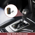 Gear Shift Knob Cover for Nissan Murano (2009–2013) Black Brown Faux Leather