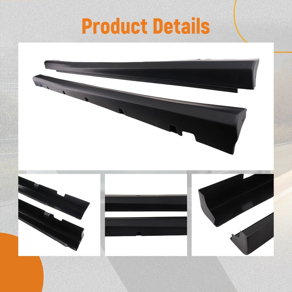 Body Panel Kit Extension 2PC for Dodge Charger (2011–2023) Black ABS Side Skirt