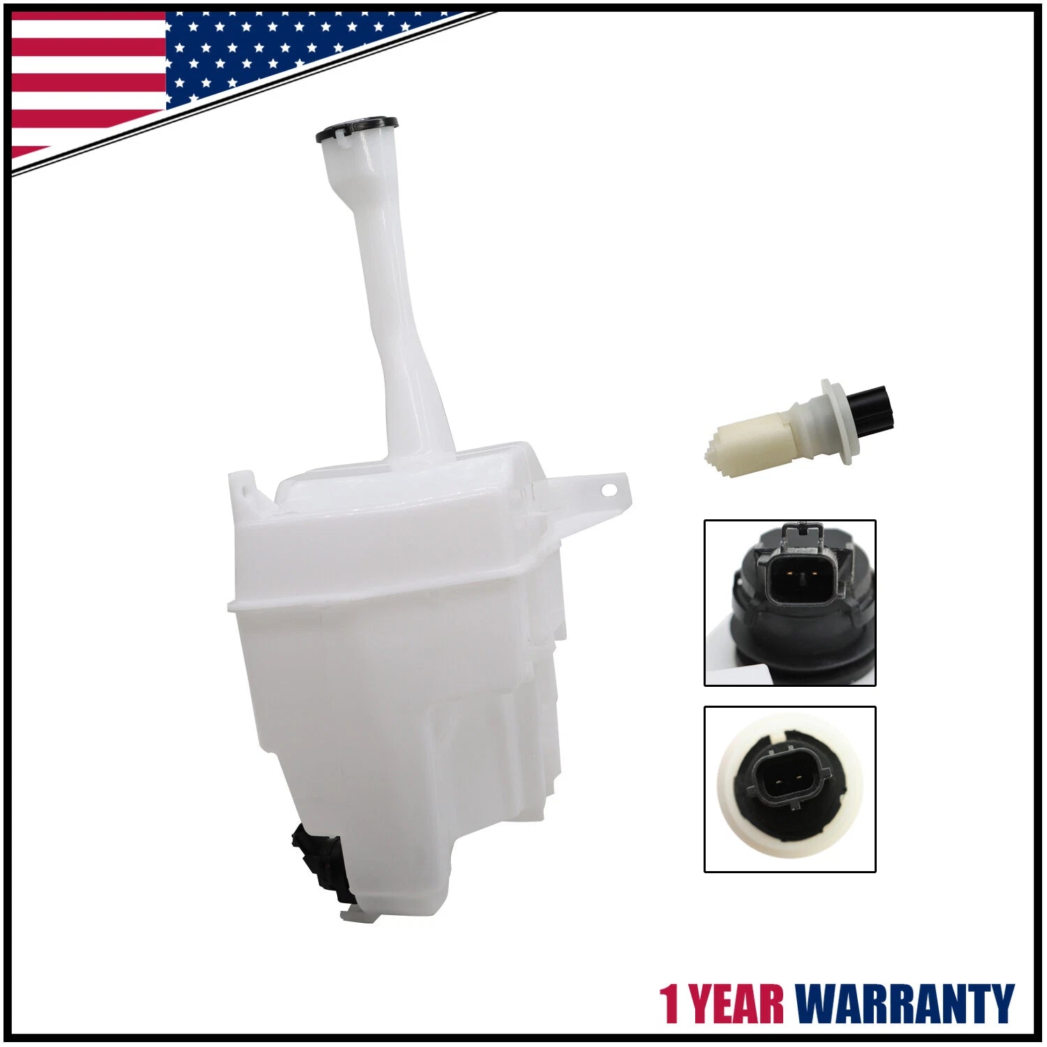 Washer Reservoir with Pump & Cap for Toyota Camry (2007–2011)