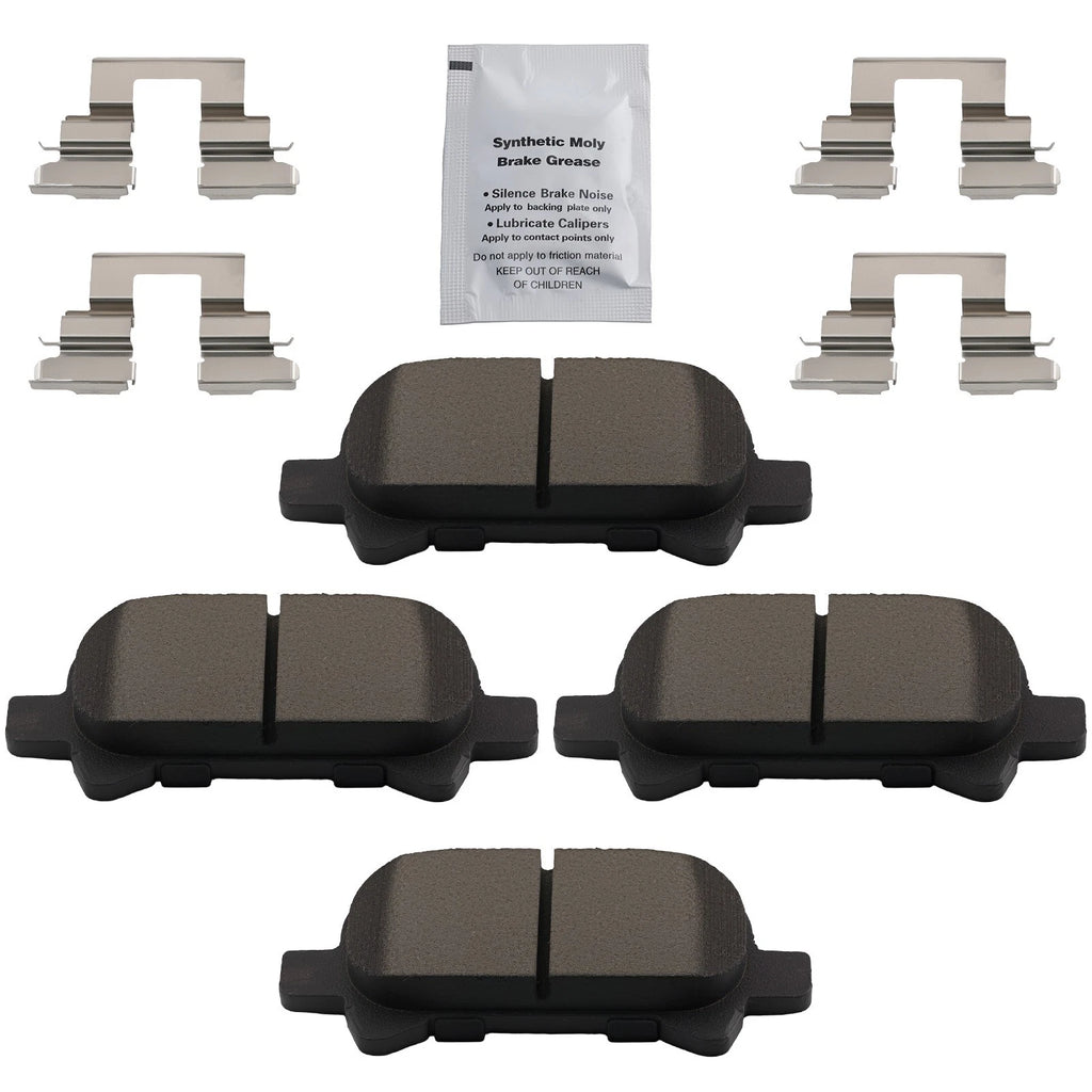 Rear Brake Pads Kit for Toyota Avalon/Solara/Camry (2000–2008) D828