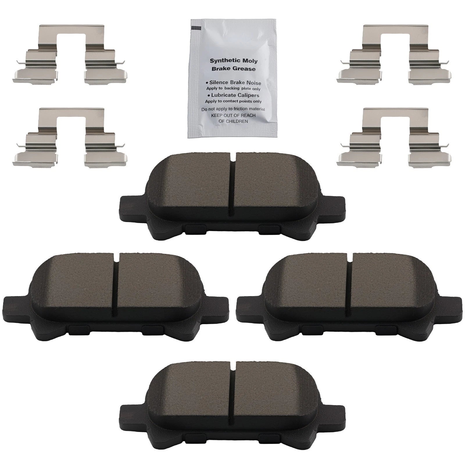 Rear Brake Pads Kit for Toyota Avalon/Solara/Camry (2000–2008) D828