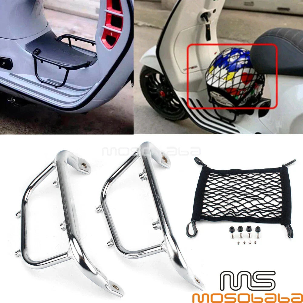 Luggage Holder Front Footboard Carrier Rack for Vespa Sprint 150 (2013-2021)