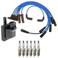 Set of 6 Hitachi Ignition Coils & NGK V-Power Spark Plugs for Express 1500 (2003–2005)