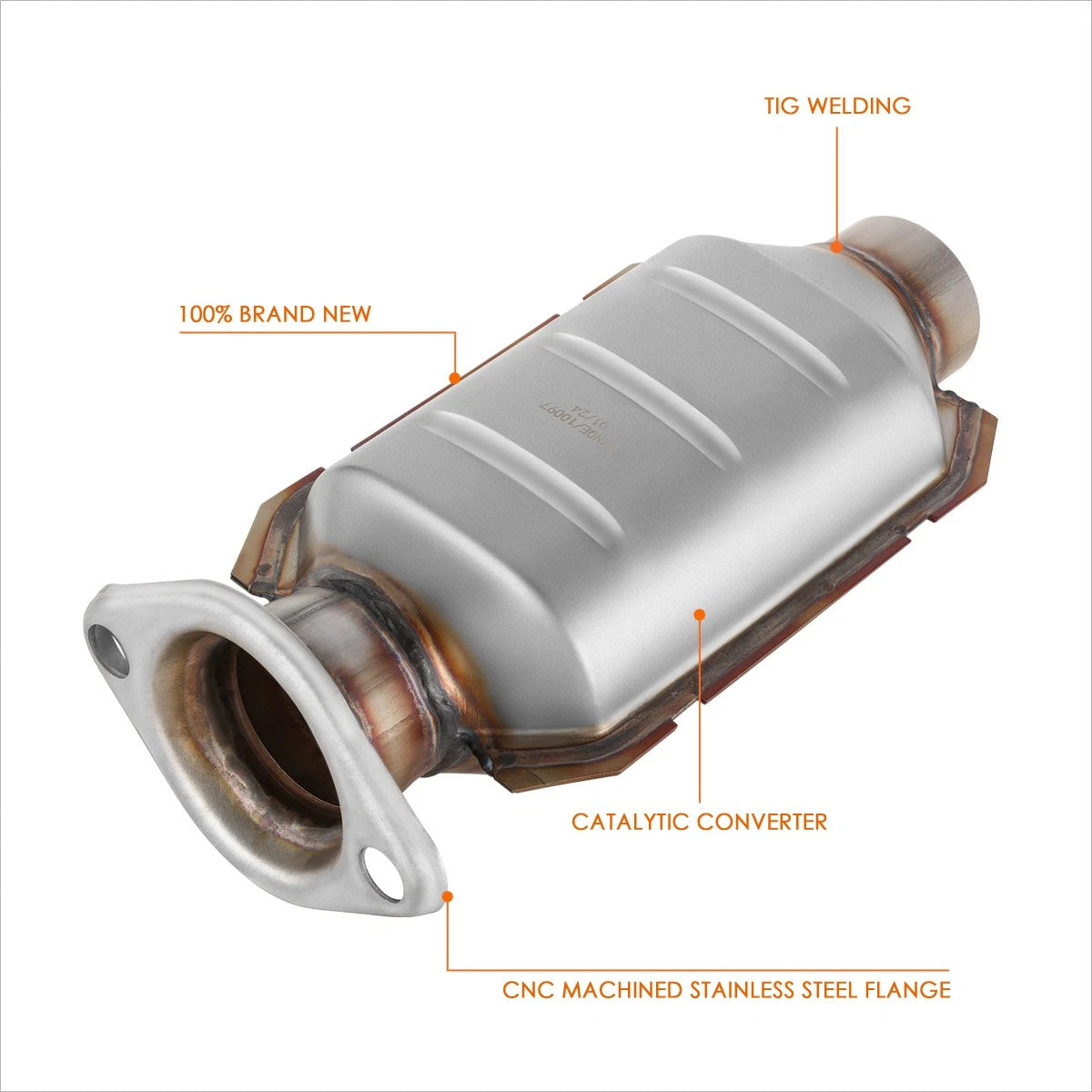 Rear Catalytic Converter Exhaust Manifold Pipe for RX300 Highlander (1999–2003)
