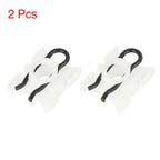 2x 11mm White Window Regulator Pivot Clips for BMW E32 (1986-1994)