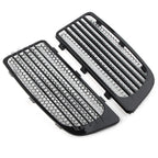 Black Lower Fairing Radiator Screen Guard Grills for Harley Touring (14-20)