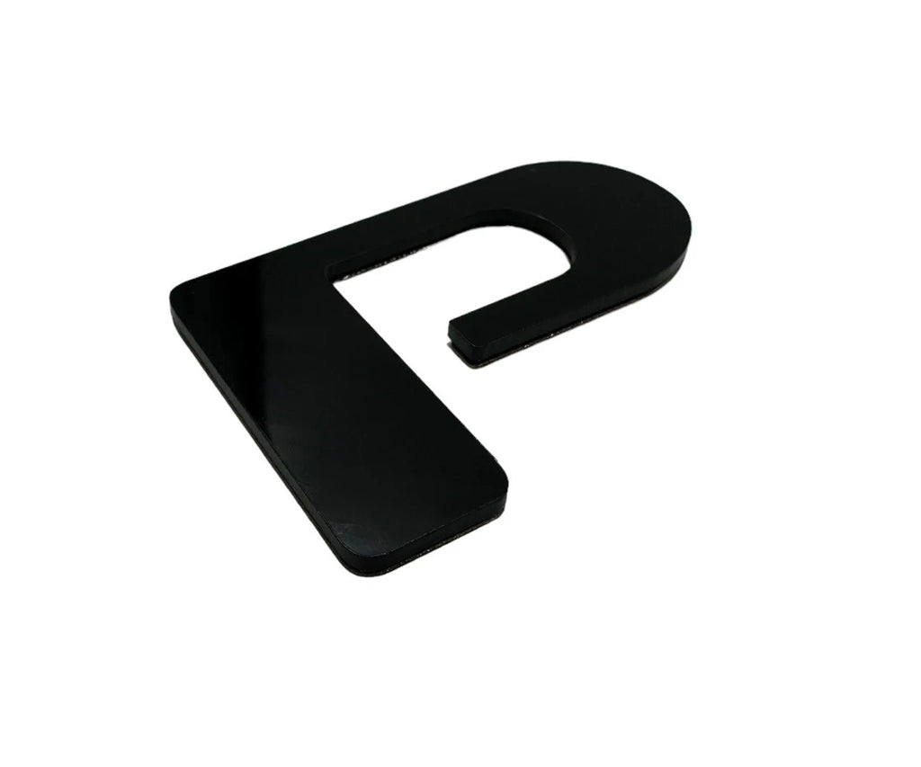 Gloss Black Tailgate Inserts Letters Replacement for 2021-2023 Ford F-150 Platinum