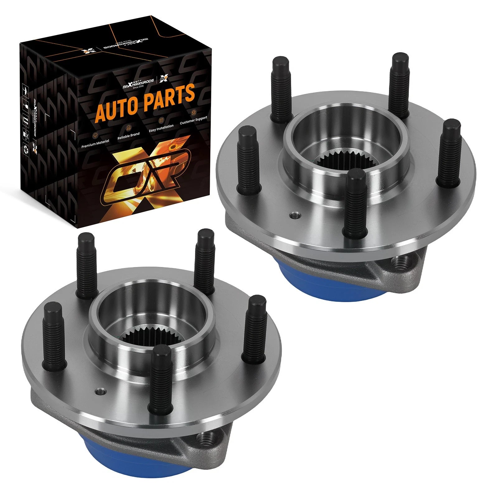 Pair Front Wheel Bearing Hub Assembly for Pontiac Grand Prix (2003–2008) 513203