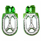 CNC Green Stainless Foot Pegs for KTM 65SX (2000–2023) FX205