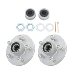 2X Pre-Assembled Galvanized Trailer Hub Kit for 3 (5 on 4.5)