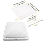 2Pcs Replacement Roof Vent Lid Cover for Ventline Camper RV Trailer (14")