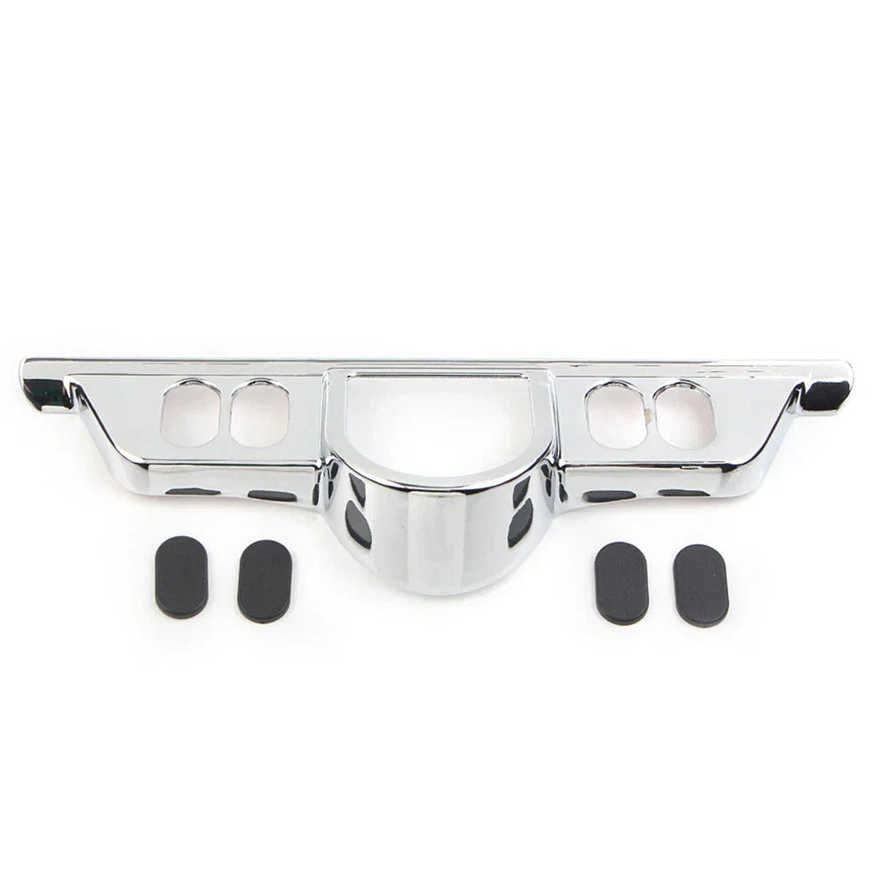 Chrome Fairing Switch Panel Dash Accent Cover for Harley Electra Glide (2009-2023)