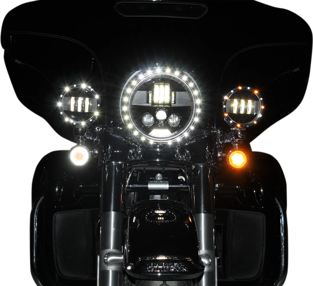 ProBEAM LED Headlamp 7" for Custom Dynamics (PB-7-B)