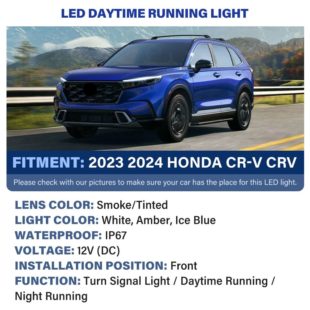 Side Marker Light Turn Signal Lamp DRL for Honda CR-V (2023–2024)