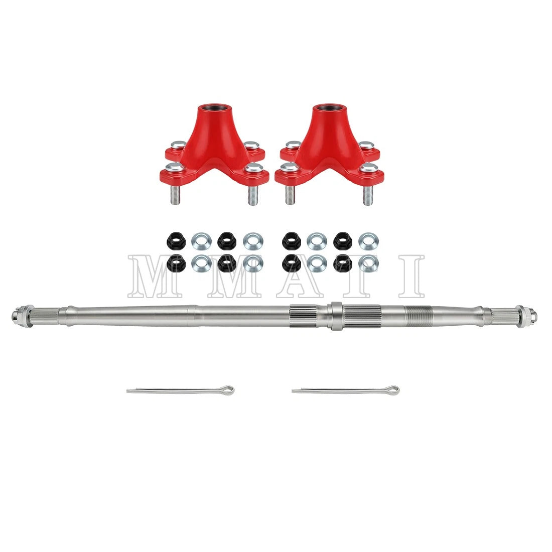 Rear Wheel Axle & Hubs for Honda TRX250X Sportrax 250 (2001–2020) 42311-HN6-A30