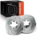 Front Side Drilled Brake Rotors for Chevy Colorado GMC Canyon (2009–2012)