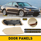 Set of 2 Door Panels Armrest Lid Cover for Honda Accord Sedan (2008–2012) Beige