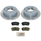 DuraGo Rear Rotors & Bosch QuietCast Ceramic Pads for Forte Koup (2010–2016)