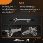 Manual Steering Rack & Pinion for Ford Pinto Mustang II Bobcat (1974–1980) 22201F