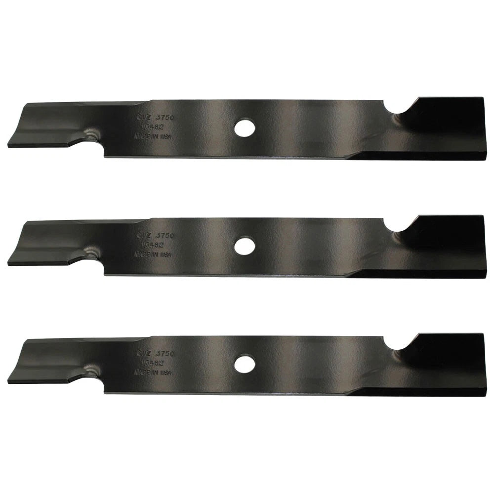 3PK Lawn Mower Blade for Snapper Simplicity (Fits 52", 1737252BM, 1737252BZ, 1737252BZYP)