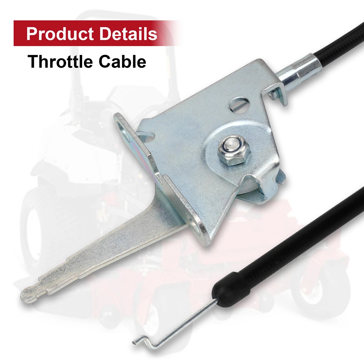 Throttle Cable 103-4091 for Exmark Lazer Z AC CT HP LC XS (2000–2023)