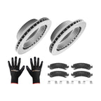 Rear Brake Rotors & Pads Kit for Chevrolet Suburban 1500 (2002-2006)