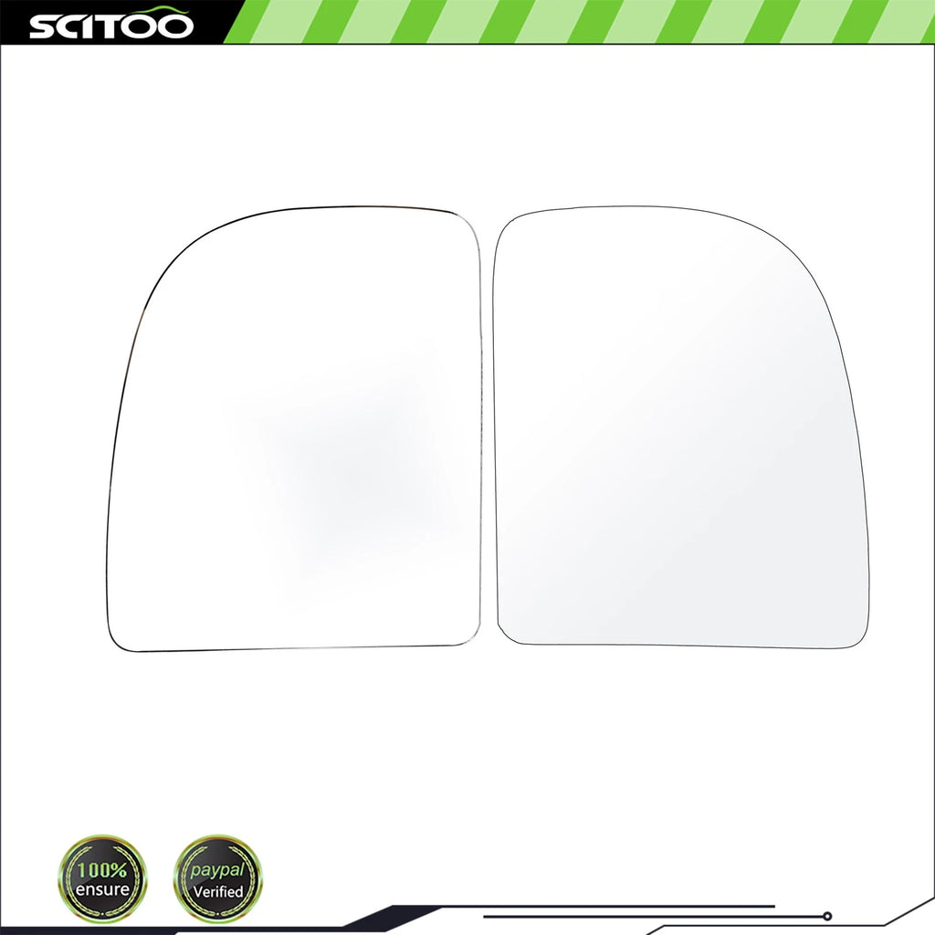 2X Mirror Glass for Ford F-250 F-350 F-450 F-550 Super Duty (1999–2007)