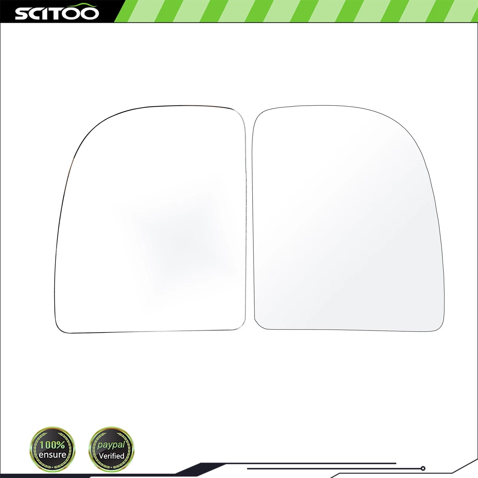 2X Mirror Glass for Ford F-250 F-350 F-450 F-550 Super Duty (1999–2007)
