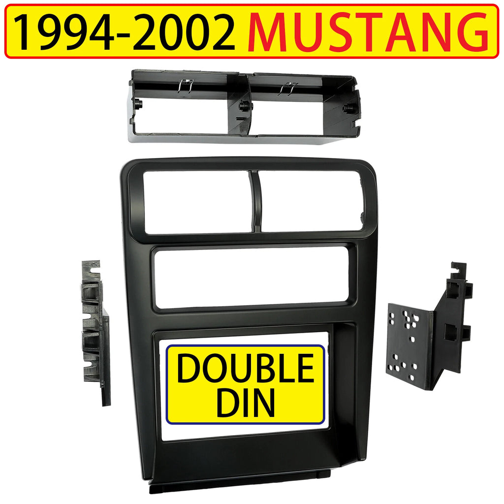 Double Din Dash Kit Bezel for Ford Mustang (1994–2002)