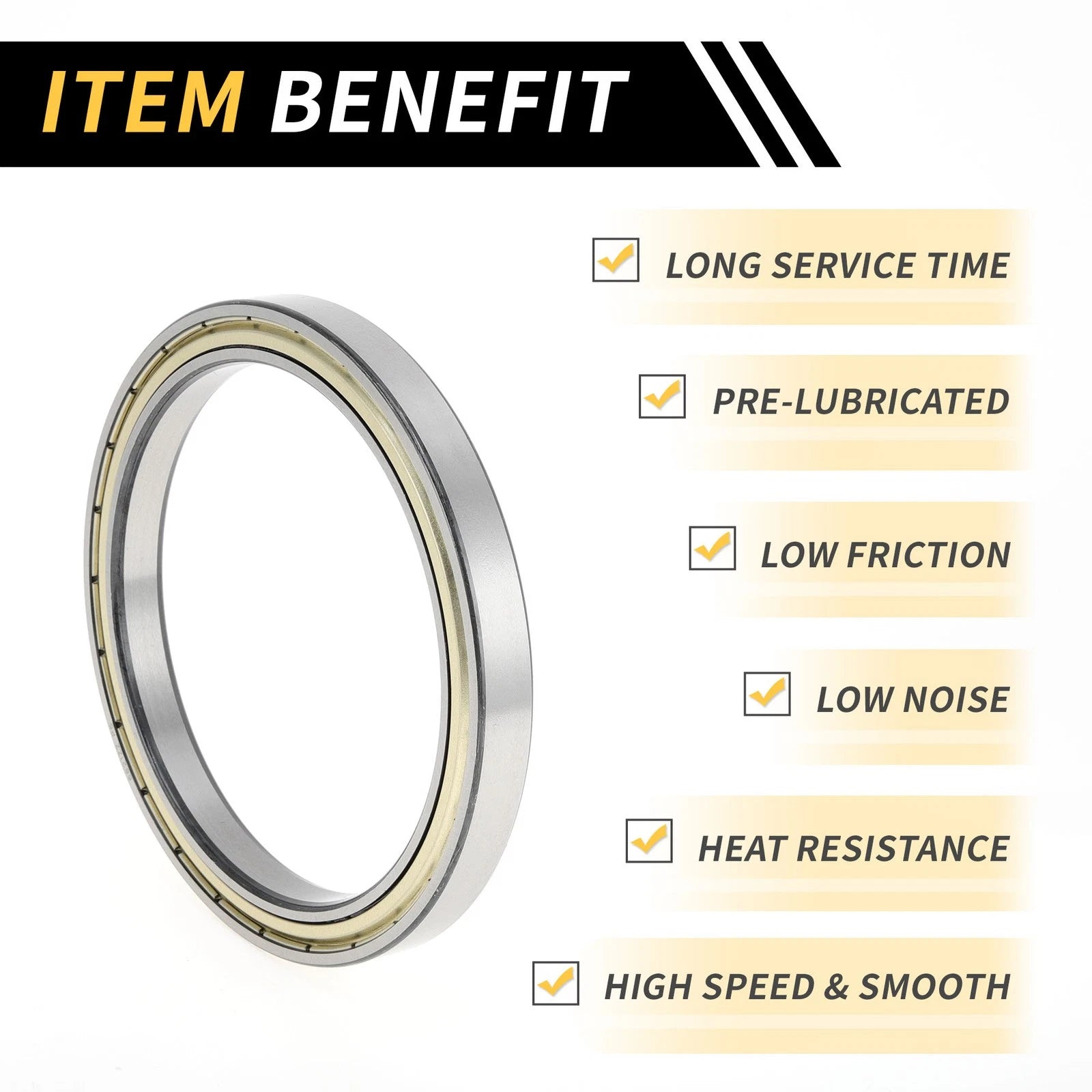 Deep Groove Ball Bearing for Scooter Skateboard Wheel (P5 105x130x13mm)