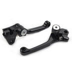 Black Pivot Dirt Clutch Brake Levers for Kawasaki KX250 (2005–2008), KX250F (2005–2012), KX100
