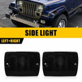 Smoked Front Turn Signal Parking Lights for Jeep Wrangler YJ (1987–1995)