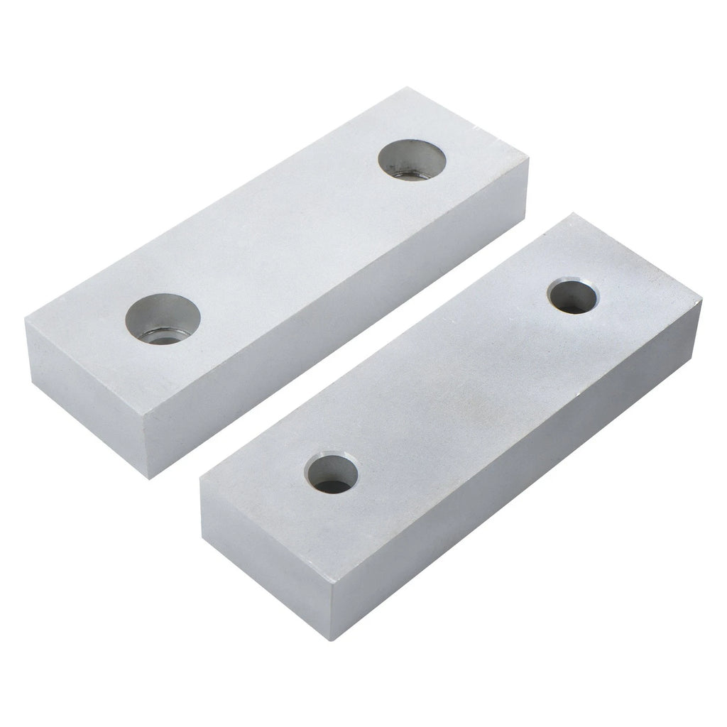 Reversible Aluminum Soft Jaws for 6" Milling Vise (1 Pair)