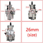 26mm Carburetor for Keihin KOSO OKO PWK26 (90–125cc)