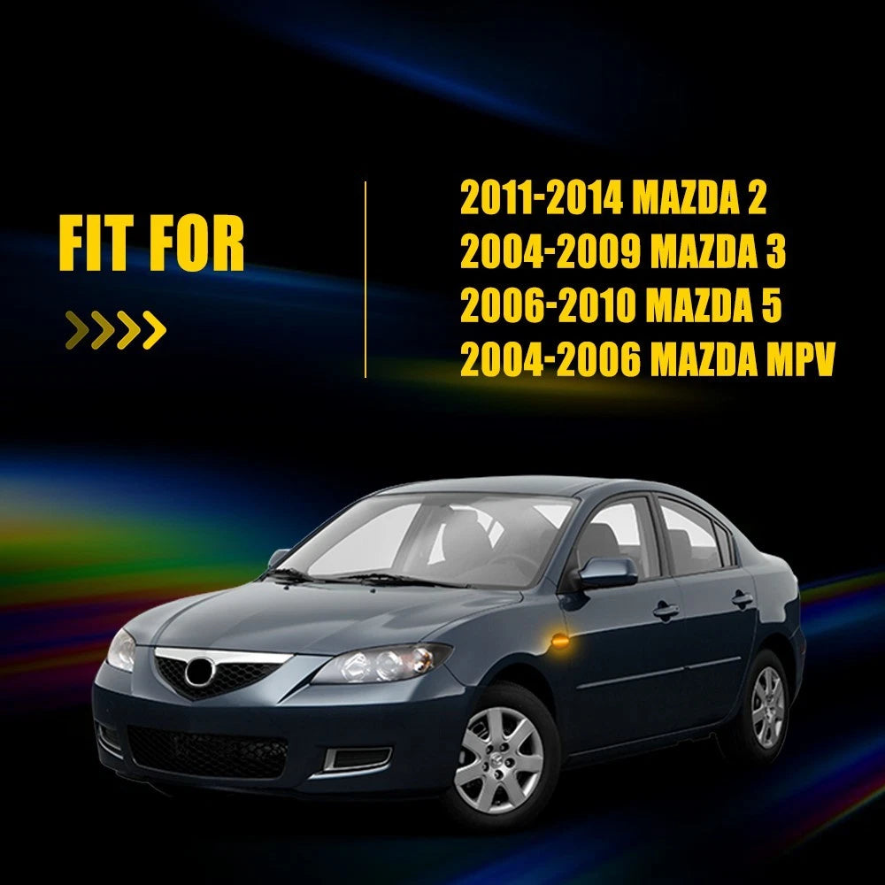 LED Side Marker Turn Signal Lights for Mazda 3 (2004-2009)