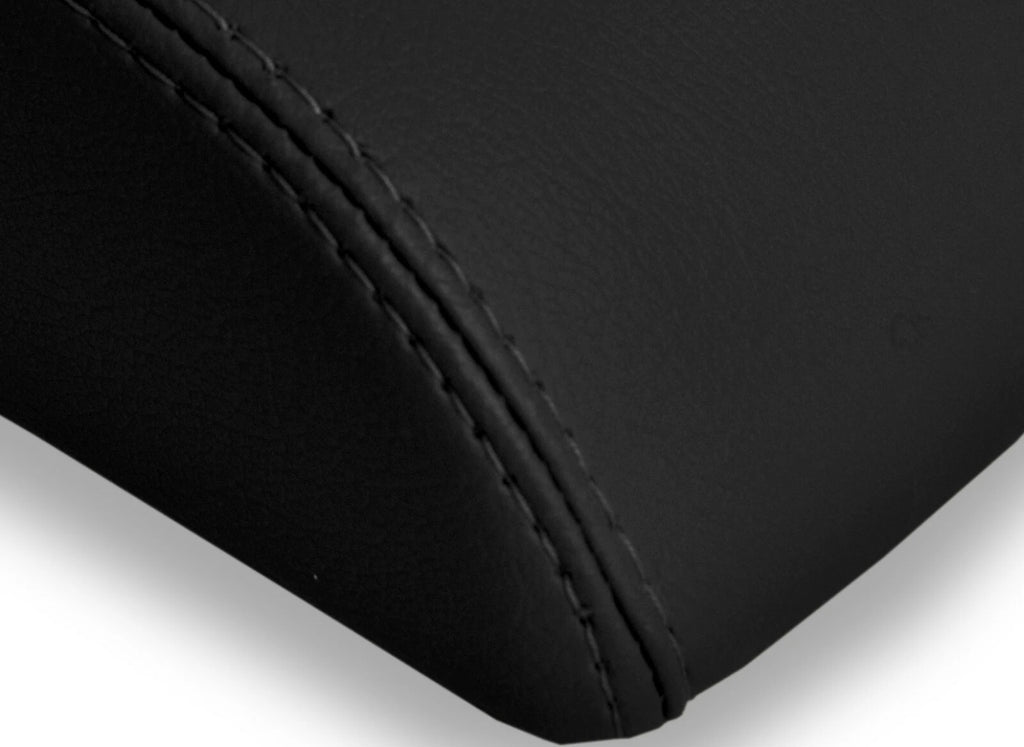 Leather Console Lid Armrest Cover for Ford Explorer Limited (2011–2019) Black