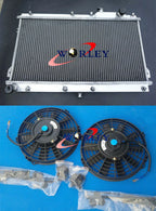 Aluminum Radiator + Fans for Mazda Miata MX-5 MX5 NA 1990-1997