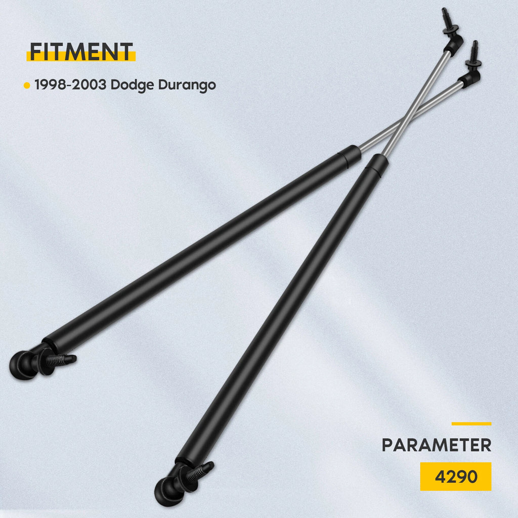 Set of 2 Rear Liftgate Lift Supports for Dodge Durango (1998–2003)