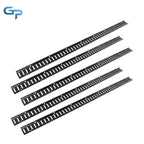 Set of 5 Track Tie Down Rails for Garages Vans Trailers
