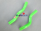 Aluminum Radiator & Green Silicone Hose for Kawasaki KFX450 KFX450R (2008-2012)