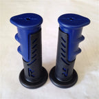 7/8" Blue "R" Engraved Gel Hand Grips for Yamaha 600R R1