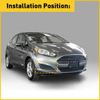 Pair Front Bumper Fog Light Lamp Covers for Ford Fiesta (2013–2016)