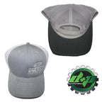Ford Powerstroke Truck Hat Richardson 112 Gray Denim White Mesh Diesel