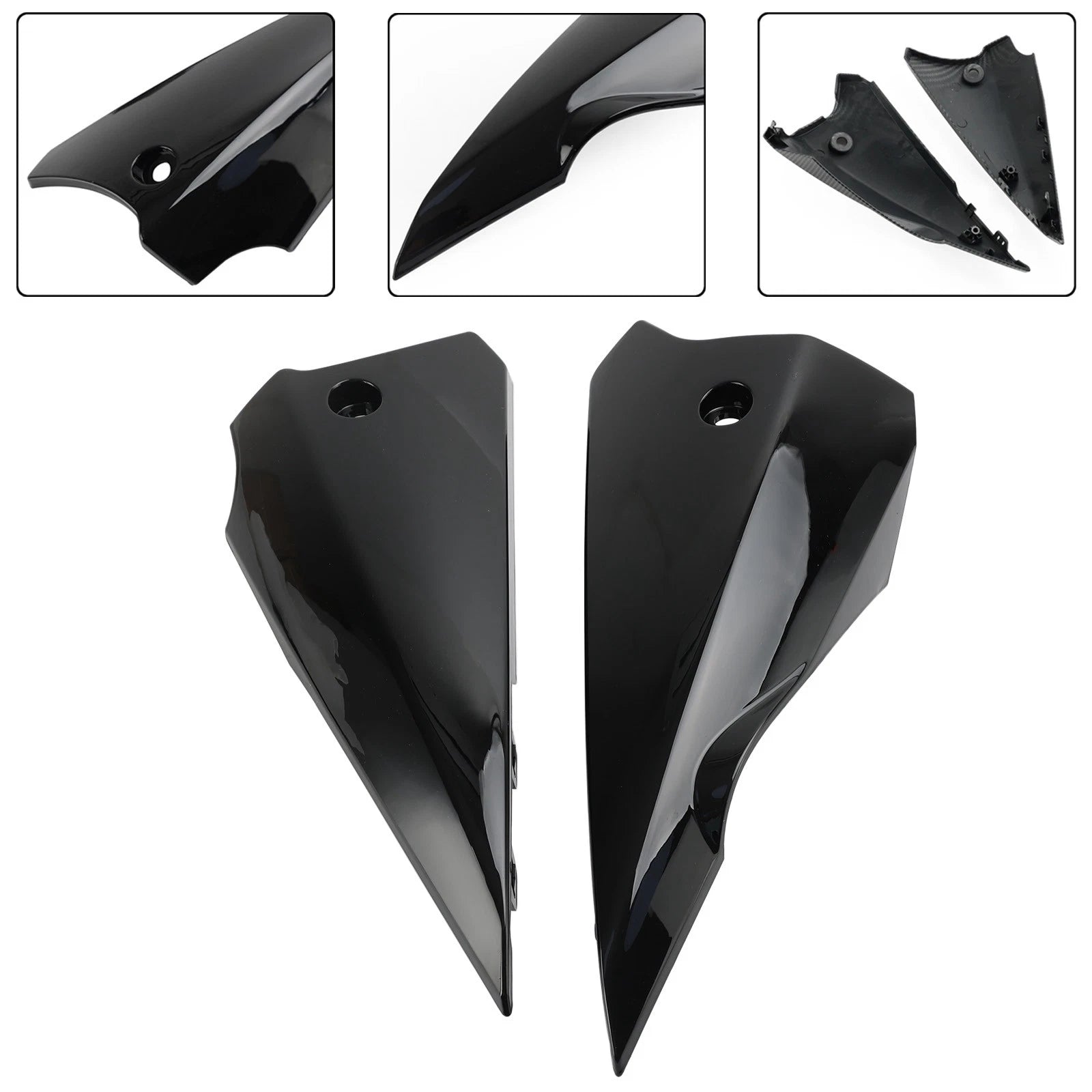 Upper Belly Pan Panels for Suzuki GSX-S 1000 (2015–2020) Black