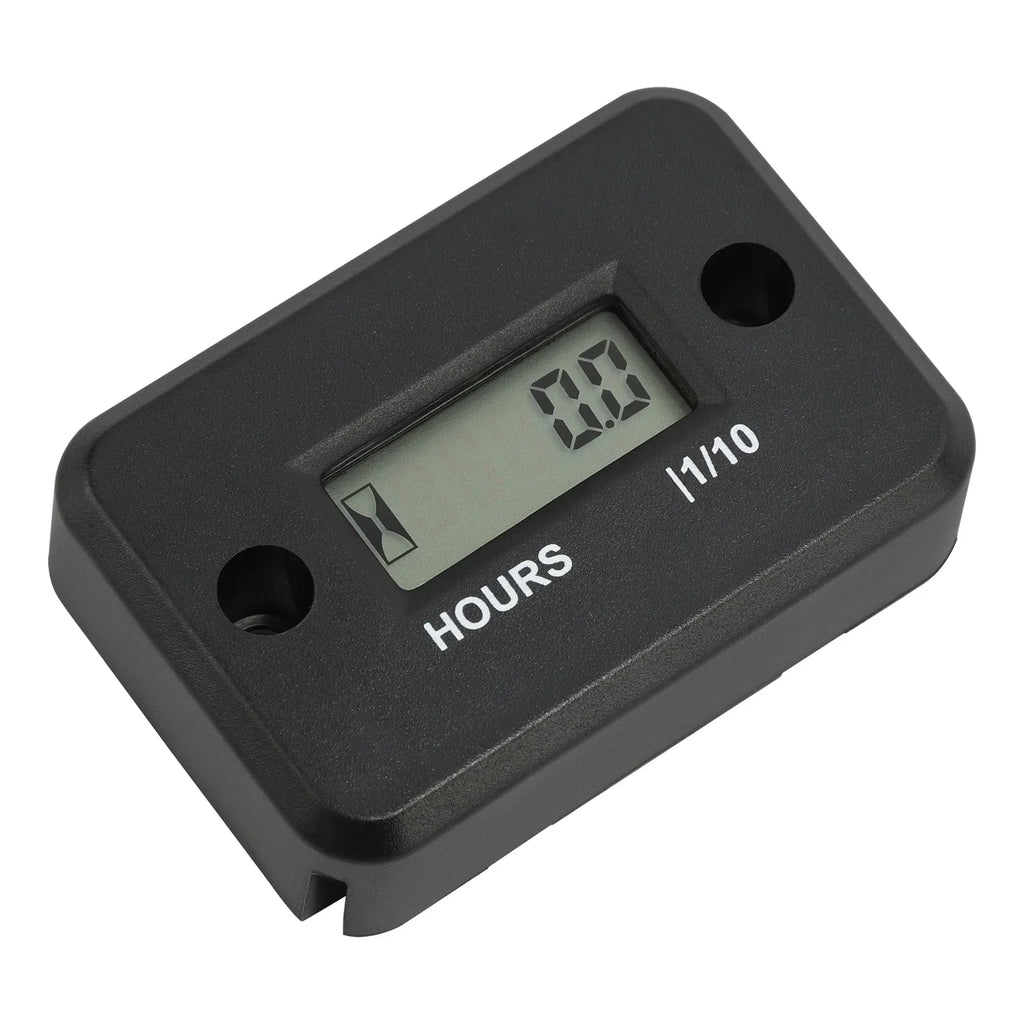 Digital Hour Meters Waterproof LCD Display for ATV Snowmobile Boat Bike