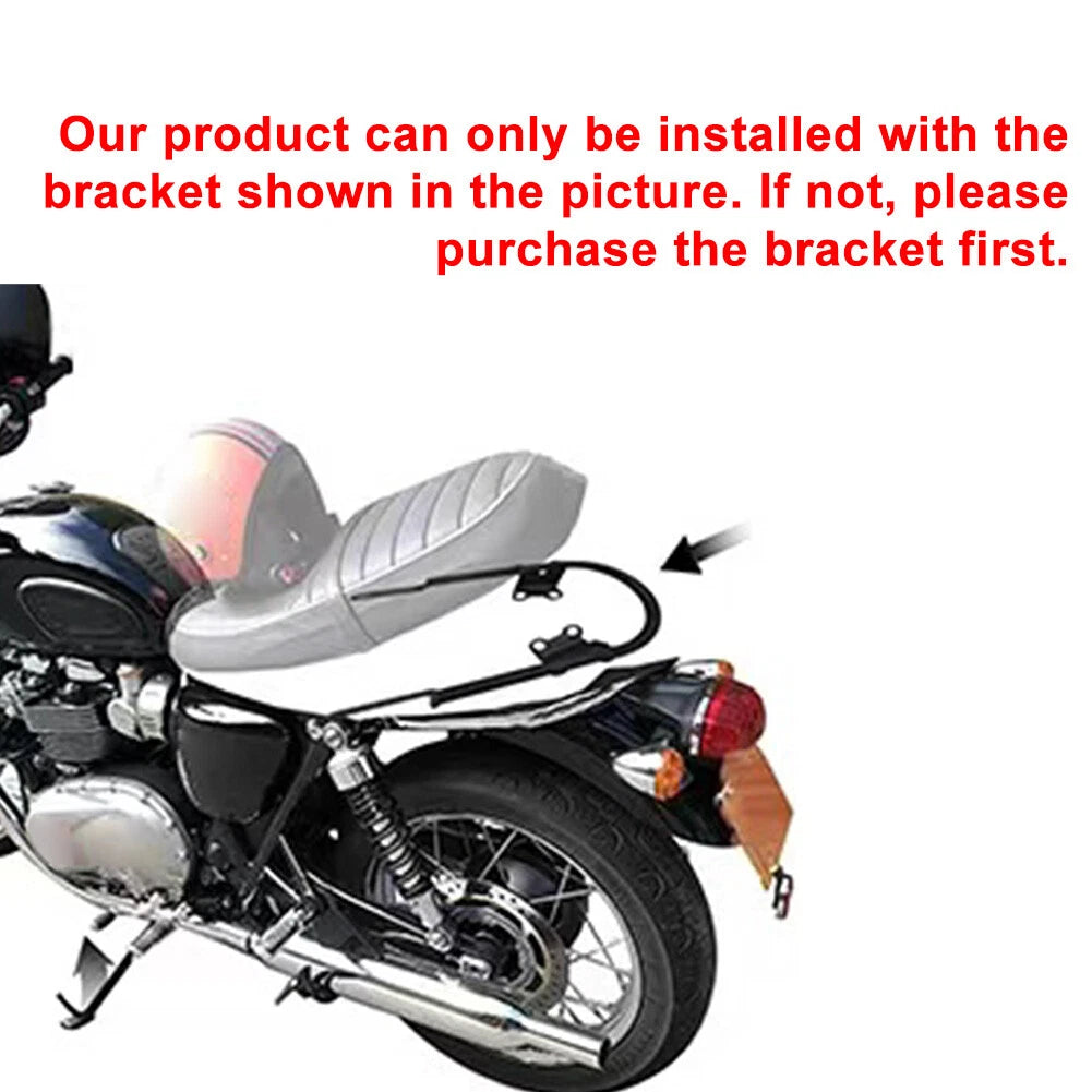 Backrest Sissy Bar Luggage Rack for Triumph Street Twin Scrambler T100 T120 (2016–2023)