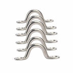 20 PCS Stainless Steel Bimini Boat Top Pad Eye Tie Down Straps