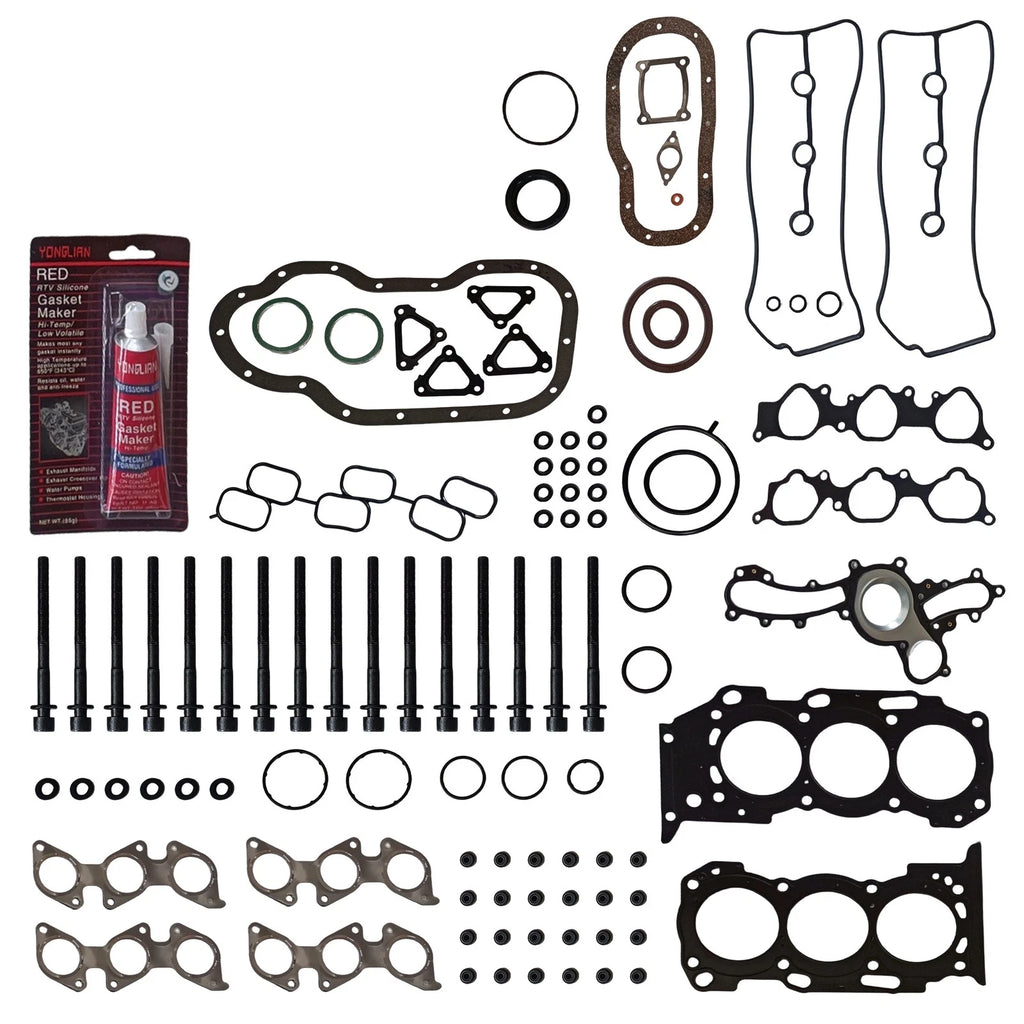 Full Gasket Set with Head Bolts for Toyota Tacoma 4Runner Tundra (2005–2015)