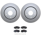 Front Brake Kit 302mm Rotors & TRW Pads for Chrysler Dodge Ram VW